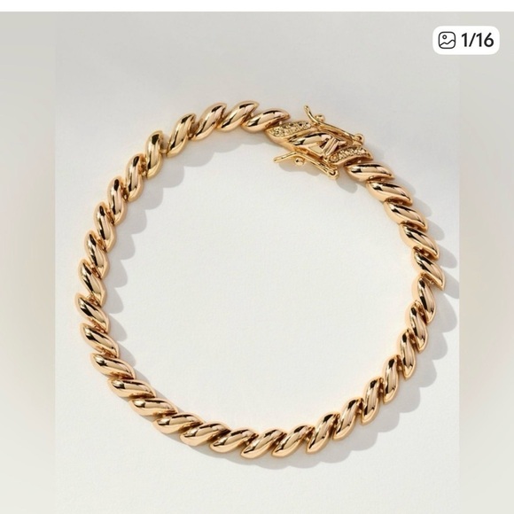 Anthropologie Jewelry - Anthropologie Gold Chain Bracelet